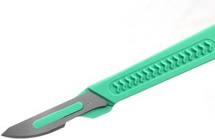 EUZA Disposable Scalpel Blades NO. 23 Sterile Surgical With Graduated Handle Surgical Scalpel