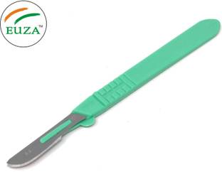 EUZA Disposable Scalpel Blades No. 10 Sterile Surgical With Graduated Handle Surgical Scalpel