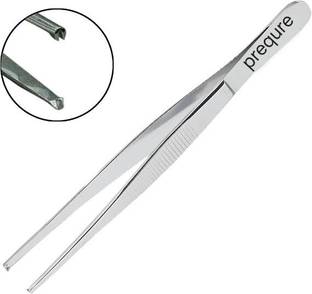 PREQURE Dissecting Forceps Toothed 6 Inch Straight Dissecting Scissors