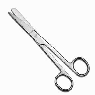 mediwave Premium Quality DRESSING SURGICAL SCISSOR SHARP+BLUNT STRAIGHT 6'' Curved And Angled Dissecting Scissors