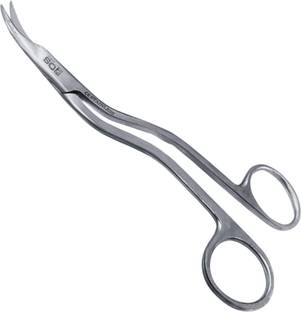 Bos Medicare Surgical surgical SUTURE CUTTING SCISSOR 6" inches Surgical Instruments Curved And Angled Dissecting Scissors