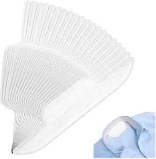 HASTHIP Collar Protector Sweat Pads - White Collar Grime, Self-Adhesive Sweat Pads
