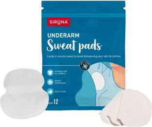 SIRONA Under Arm Sweat Pads (12 Pads - 1 Pack) Sweat Pads