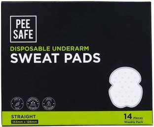 Pee Safe Disposable Underarm (Straight) (14 Pads - 7 Pairs) Sweat Pads