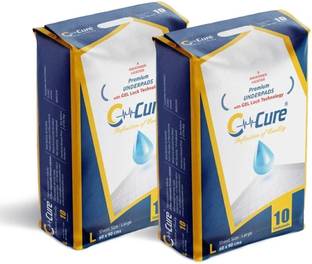 C-Cure Underpad with Gel Lock Technology, Large 60 X 90 cm, (Pack of 20 Pcs.) Sweat Pads