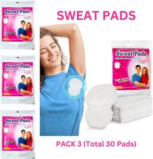 SARVASHVATRENDS (3 Pack) Sweat Pads for Women, Underarm Sweat Pads, Sweat Pads for Men Sweat Pads