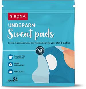 SIRONA Under Arm Sweat Pads (24 Pads - 1 Pack) Sweat Pads