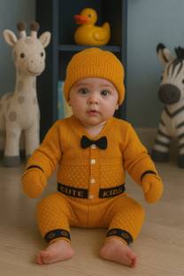 Shakubhar Baby Boys & Baby Girls Casual Sweater Pyjama