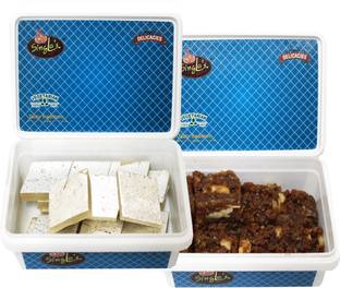 Singla Sweets Kaju Burfi 200g and Dodha burfi 200g combo pack of 2 Box