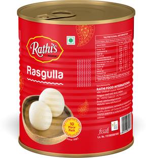 Rathi's Rasgulla | Pack Of 1 Tin