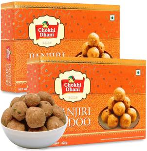 Chokhi Dhani Foods Panjiri Ladoo 400gm Box