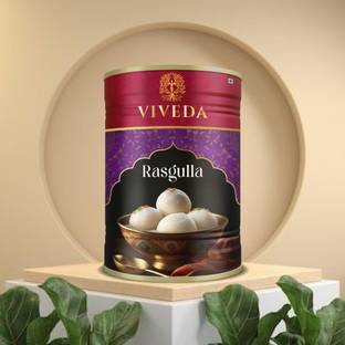 viveda Bikaneri Premium Spongy Rasgulla, Bikaneri Mithai, Ready to Eat Indian Desert Box