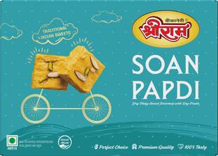 SHREE RAM Soan Papdi Dry Flaky Sweet Enriched With Dry Fruit Box