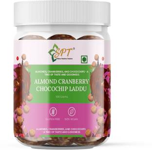 Shree Parshwa Traders Almond Cranberry Chocochips Laddu 100Gm (4 Pcs) Healthy Snack, No Refined Sugar Box