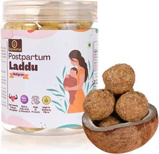 equisential Postpartum Multigrain Laddu | Rich in Vitamins & Minerals | High Dietary Fibre | Box