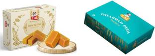 Lal Sweets Combo Pack of Mysore Pak and Dharwad Peda Box