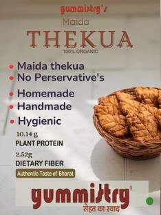 Yummistry Yummistrys Maida Thekua Bihari Traditional Sweet | Handmade Desi Ghee Cookie Pouch