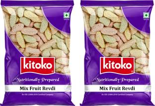 Kitoko Mix Fruit Revadi | Crunchy Rewari | Til Candy | Sesame Sweet | Til Rewadi Pouch Pouch