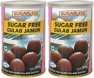 Sugarless Bliss Sugar Free Gulab Jamun (Combo-500g+500g) Can