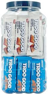 TROOGOOD Millet Chikki(15g) + Coconut Millet Chikki (15g) Combo Jar | Gajak | Barfi Box