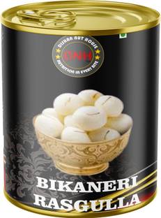 DISHAN NUT HOUSE White Chhena Spongy Balls With Sugar Syrup | Rakshabandhan Sweet | Festival Pack Tin