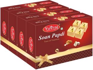 Yuvraj Food Product patisa sweets mithai combo pack ( 200 gm x 4 ) box Box