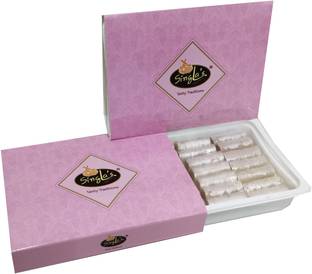 Singla Sweets Kaju Roll 500g Indian Mithai sweet Barfi Vacuum Pack