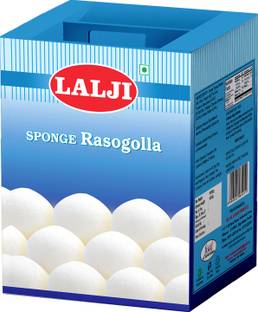 lalji Rasogolla 1Kg Soft and Juicy Bengali Sweet Tin