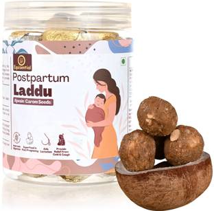 equisential Postpartum Ajwain Laddu | Ayurveda Based | Aids Lactation | 100% Homemade | Box
