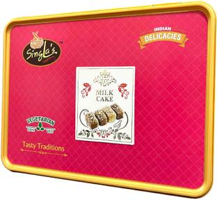 Singla Sweets Milk Cake Barfi 1Kg Tasty Delicious Sweet Box