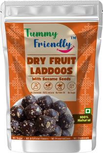 TummyFriendly Foods Dry Fruit Laddus with sesame. Healthy Snacks, Energy Bar Replacement for Kids Pouch