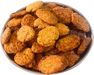 SWAAD SAMVAAD Sugar Free, Aata Thekua, Healthy Snacks, Traditional Thekua, Jaggery Thekua Plastic Bottle