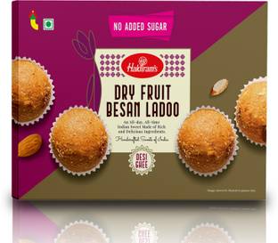 Haldiram's Dry Fruit Besan Ladoo Sugar Free (400 g) Box