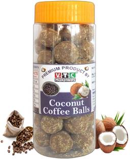 VTC Pure Milk Coconut Coffee Laddu, Nariyal Milky Soft Peda Mukhwas Plastic Bottle
