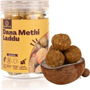 equisential Methi Ladoo | Strengthen the Bones | Aids Digestion | In Cow Ghee & Jaggery | Box