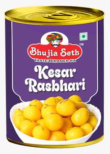 BHUJIYA SETH Rasbhari sweets mithai 1 kg tin pack Tin