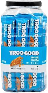 TROOGOOD Original Millet Chikki | Packed with Fibre and Protein! High-Energy Snack Bar | Box