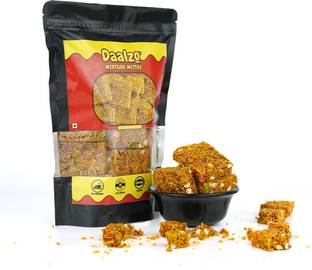 Daalzo Crunchy Snack Bar/Mixture Candy/Kerala Mixture Mittai/Vermicelli Candy/Sweet Bar Pouch