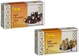 Haldiram's Nagpur Kaju Chocolate Roll & Ladoo Combo Box