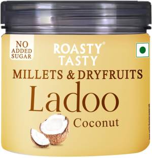 Roasty Tasty Millets & Dryfruits Ladoo Coconut 200g Plastic Bottle