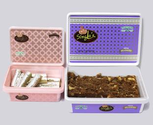 Singla Sweets Kaju roll 200g and Dodha burfi 400g Combo (600g) Box