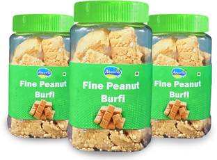 ABOORVA Fine Peanut Burfi Plastic Bottle