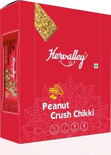 Hervalley Peanut Crush Chikki Display box 20 Pcs of 35g Box