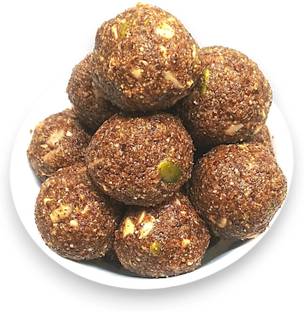 Sweet Harvest Flax Seeds Laddu | Made with Mix of Flax Seeds and Nuts Pouch