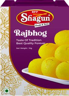 Bfp Shagun Rajbhog 1Kg Bikaneri Sweets Soft Vegetarian Tin