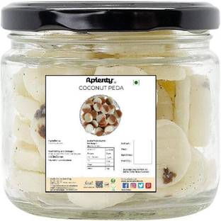 APLENTY Coconut Peda | Kesari Badam Goli Soft & Chewy Nariyal Peda Pouch