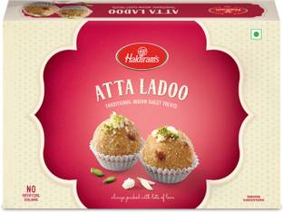 Haldiram's Dry Fruit Atta Ladoo Sugar Free (400 g) Box