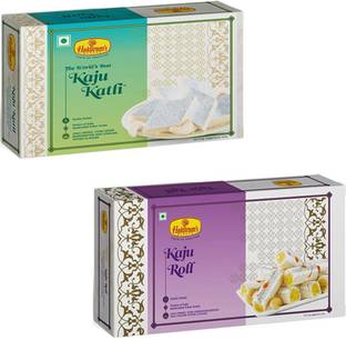 Haldiram's Kaju katli 250g + kaju roll 250g Box