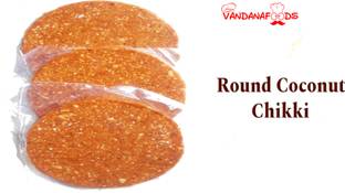 Vandana foods Round Coconut Chikki Pouch