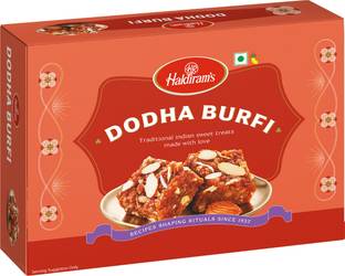 Haldiram's Dodha Burfi Box | Rich Punjabi Fudge Mithai | Traditional Ghee Sweet – Box